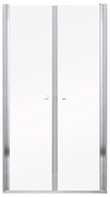 Ușă de duș cu două aripi Saloon 90x195 cm