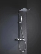 Coloana de dus cu baterie termostatata Grohe Euphoria 310 Cube Duo cu 1 functie