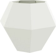 vidaXL Jardinieră Alb 100 x 100 x 80 cm Oțel