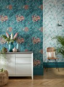 Tapet Hedgerow, Mineral Green Luxury Feature, 1838 Wallcoverings, 5.3mp / rola