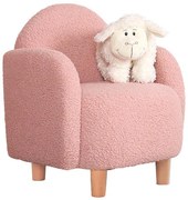 Fotoliu DORY pentru copii, roz deschis