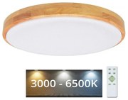 Plafonieră LED dimabilă Ecolite WLD400-24W/LED/SD LENA LED/24W/230V + telecomandă