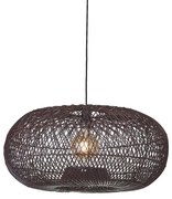 Lustra/Pendul Eco, Ratan, Arizona visiniu, L