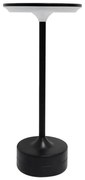 Lampă de birou LED tactilă reîncărcabilă TAVOLO LED/2,5W/5V 2400 mAh 3000-6000K neagră