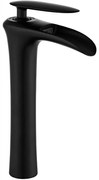 Mexen Lyra baterie înaltă pentru chiuvetă, neagră - 745310-70