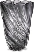 Vaza flori, Vas decorativ Contessa L, gri 115183 HZ