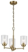 Lustră pe lanț Kichler KL-WINSLOW3-NBR WINSLOW 3xE27/60W/230V alamă