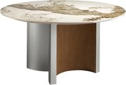 Masa dining deosebita design LUX Walnut-Marble 150cm