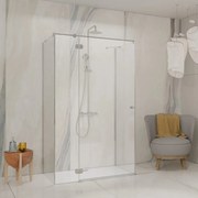 Perete lateral Radaway Torrenta KDJ S1 80 cm crom-transparent sticla 6 mm