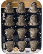 Formă de copt La Cucina Clopot de Crăciun , 34,5 x2 x 26 cm