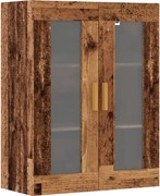 vidaXL Dulap de perete suspendat, lemn vechi, 69,5x34x90 cm