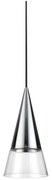 Lustră LED pe cablu Ideal Lux CONO 1xGU10/7W/230V d. 15 cm crom