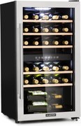 Klarstein Vinamour 29D, răcitor de vinuri, 2 zone, 80 l, 29 sticle, 5 - 22 °C, control tactil