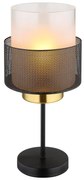 Veioza/Lampa de masa OLGA negru/satin