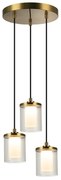 Lustra LED dimabila design modern decorativ Luxury 3L aurie