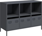 vidaXL Dulap, antracit, 101,5x39x73,5 cm, oțel laminat la rece