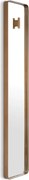 Oglinda decorativa design LUX Megaro Brushed brass 30x160cm