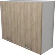 Corp Superior Lecce, 2 Usi, Stejar Sonoma/Alb, 80 x 30 x 65 cm