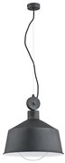 Lustră pe cablu CORA 1xE27/15W/230V gri