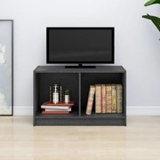 vidaXL Comodă TV, gri, 70x33x42 cm, lemn masiv de pin
