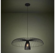 Lustră pe cablu Eglo 390216 CHAMPERICO 1xE27/60W/230V 77 cm negru