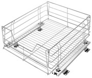 Organizator pentru ustensile de bucătărie, Argintiu, 50x50x23 cm