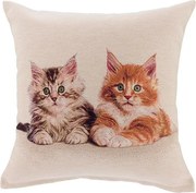 decoDoma Față de pernuță tip goblen PISOI 45 x 45 cm