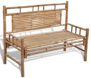 vidaXL Bancă de grădină, 120 cm, bambus
