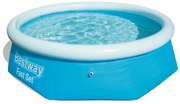 Bestway Piscina gonflabila Fast Set, 244 x 66 cm, rotunda, 57265