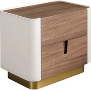 Noptiera deosebita design LUX Walnut-Bej