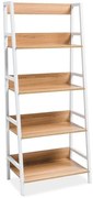 Raft Culoare Alb / Stejar, OLSEN A