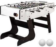 Masă de fotbal Liverpool, 141 x 125 x 89 cm, 60 kg, alb