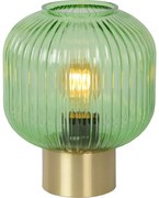 Lampă de masă Lucide 45586/20/33 MALOTO 1xE27/40W/230V verde/auriu