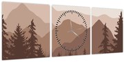 Tablou - Munții Maro N⁰2 (cu ceas) (90x30 cm)