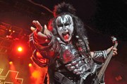 Fotografie Gene Simmons of US rock group Kiss, Jim Dyson