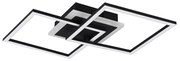 Plafoniera de design neagră cu LED integrat cu reglare a luminozității în 3 trepte - Veni