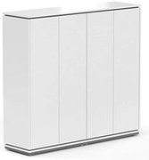 Dulap înalt Creator 162,8 x 44,5 x 150,7 cm, antracit / alb