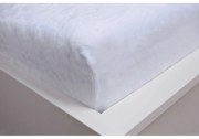 Cearceaf alb din micropluș cu elastic 90x200 cm – Jerry Fabrics