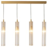 Lustra cu 4 pendule design modern ARIA alama periata