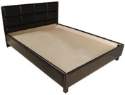 Pat Soft tapitat pentru saltea 160x200 cm, Wenge