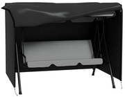 Outsunny Husă de Protecție pentru Leagăn de Grădină 3 Locuri pânză impermeabilă dim. 2,05L x 1,24l x 1,64H m Oxford Densitate Înaltă de 600D | Aosom Romania