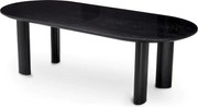 Masa dining moderna design LUX Mogador S negru 244x109cm