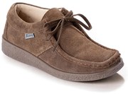 Mocasini de damă din piele întoarsă, LAKY, maro închis măr. 38
