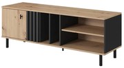 Comodă TV BADIA stejar/antracit