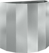 vidaXL Jardinieră Argintiu 60 x 30 x 50 cm Oțel Galvanizat