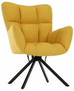Scaun pivotant KOMODO, galben