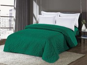 Cuvertura verde pentru pat cu model STONE Dimensiune: 200 x 220 cm