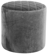 Puf din catifea Bonami Essentials Ejby, gri