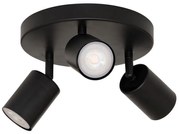 Atmosphera - Spot VICO, 3x GU10, 25W, 230V, negru