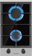 Klarstein Alchemist Domino, plită pe gaz, 2 arzătoare din aluminiu, ceramică din sticlă